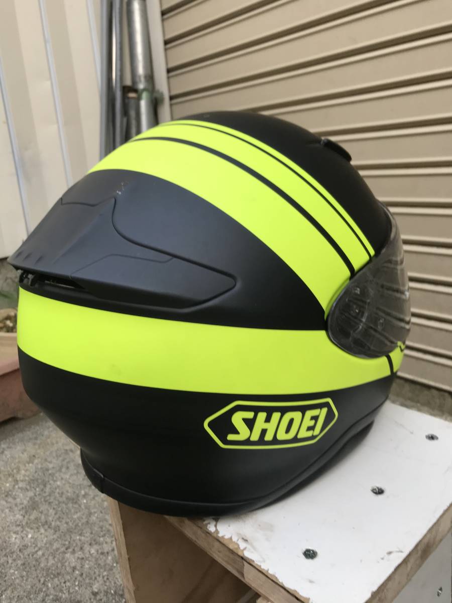 SHOEI Z-8 マットブラック Z8 中古SHOEI *写真・商品説明必ず確認お願いします SHOEI Z -7 XLサイズ　マットブラック／イエロー