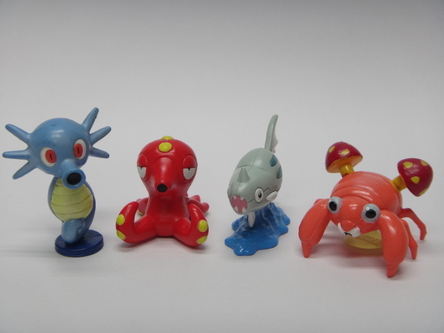 ポケモン　モンコレ　テッポウウオ・オクタン ☆ポケモン モンコレ☆ オクタン、テッポウオ、パラセクト、シードル