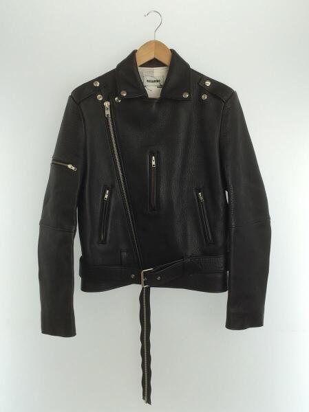 大得価，新品 SALE 同様 KOZABURO コウザブロウ 2018 秋冬 モデル 18AW LEATHER RIDERS JACKET レザー ライダース ジャケット 黒 1(Mサイズ)｜売買されたオークション情報、yahooの商品情報をアーカイブ公開 - オークファ Mサイズ