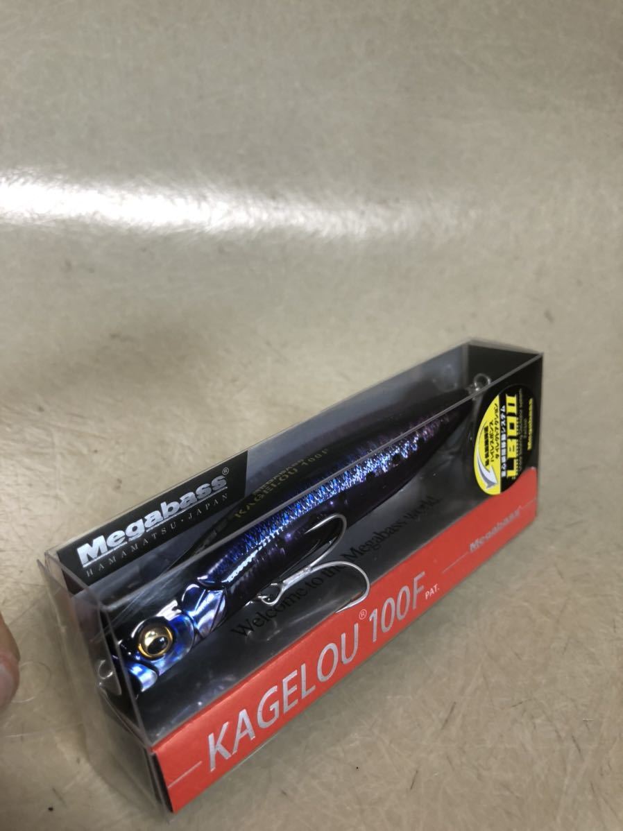 メガバス セット カゲロウ 100F パープルネオンイワシ ナミノハナ