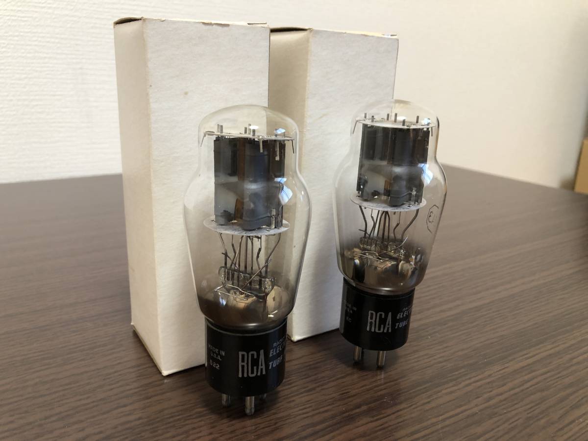 RCA JAN CRC-2A3 真空管 2本セット USA製 RCA JAN 2A3 (MP) TubeWorks