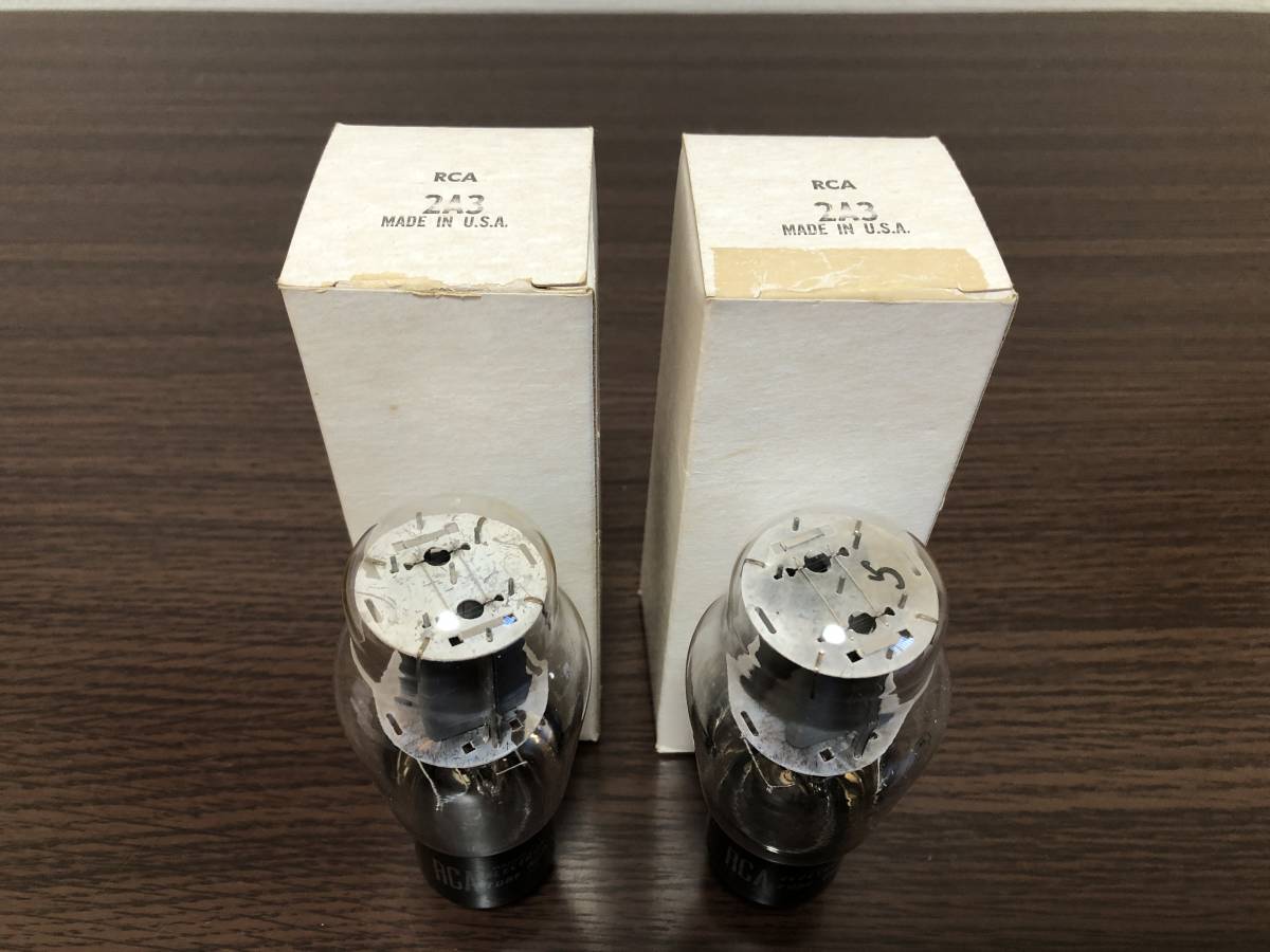 RCA 真空管セット 12本セット RCA JAN CRC-2A3 真空管 2本セット USA製 RCA JAN 2A3 (MP) TubeWorks
