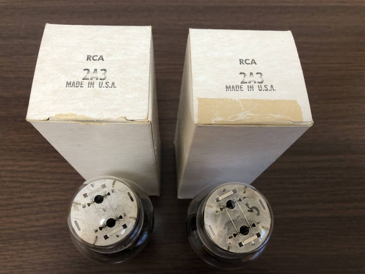 RCA JAN CRC-2A3 真空管 2本セット USA製 RCA JAN 2A3 (MP) TubeWorks