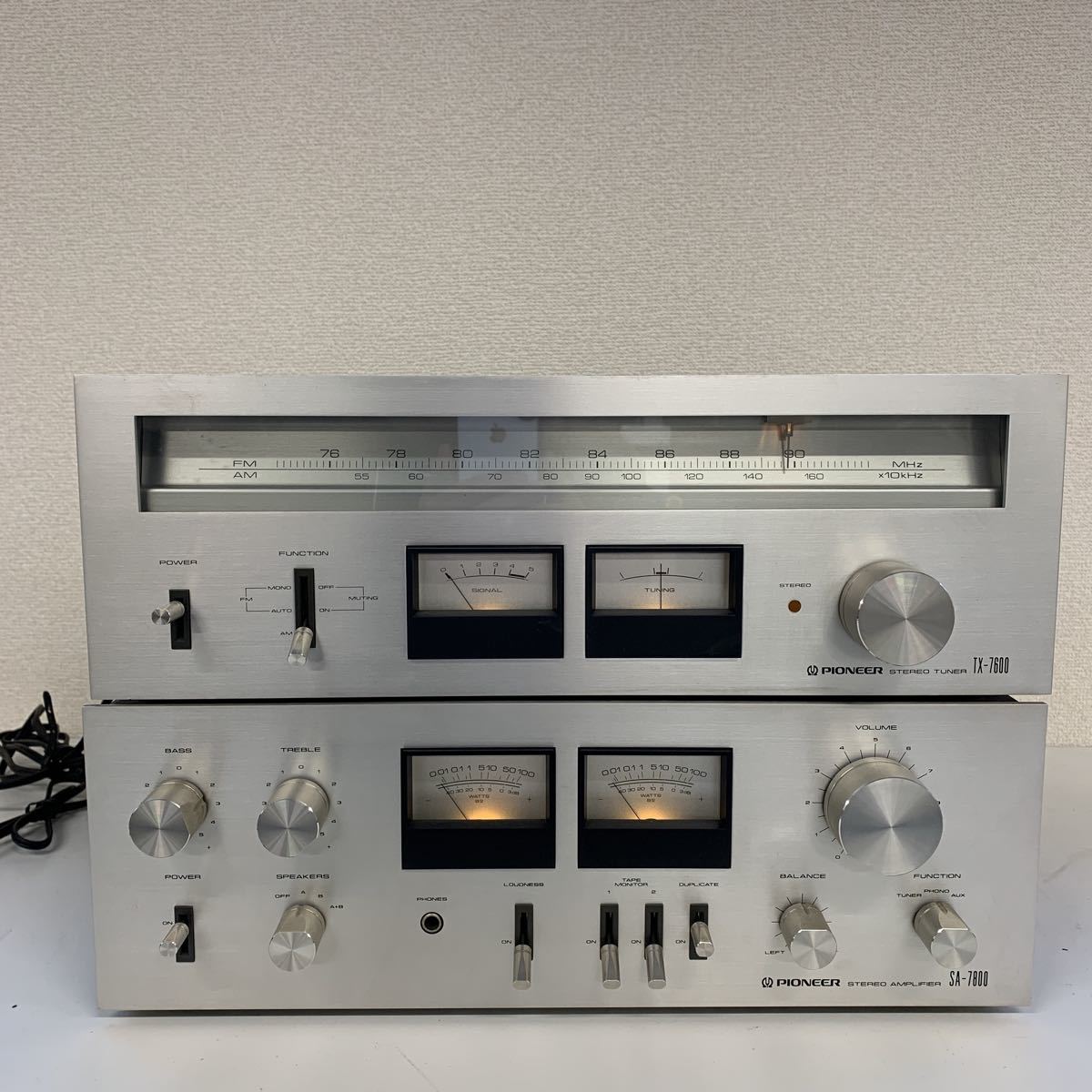 Pioneer SA-7800 | Tuner Vintage TX-7800 - 0 and & Amplifier TX