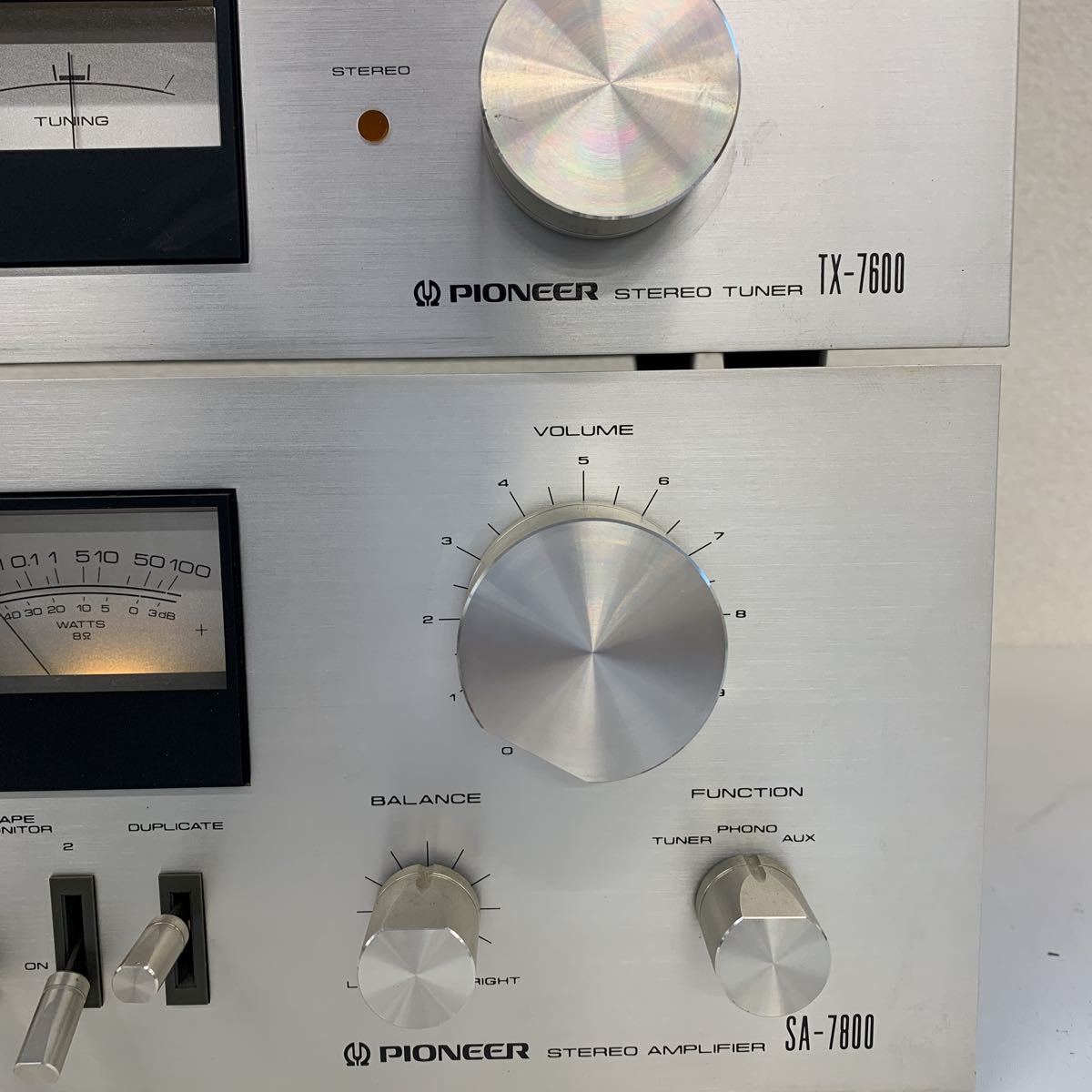 Pioneer SA-7800 | Tuner Vintage TX-7800 - 0 and & Amplifier TX