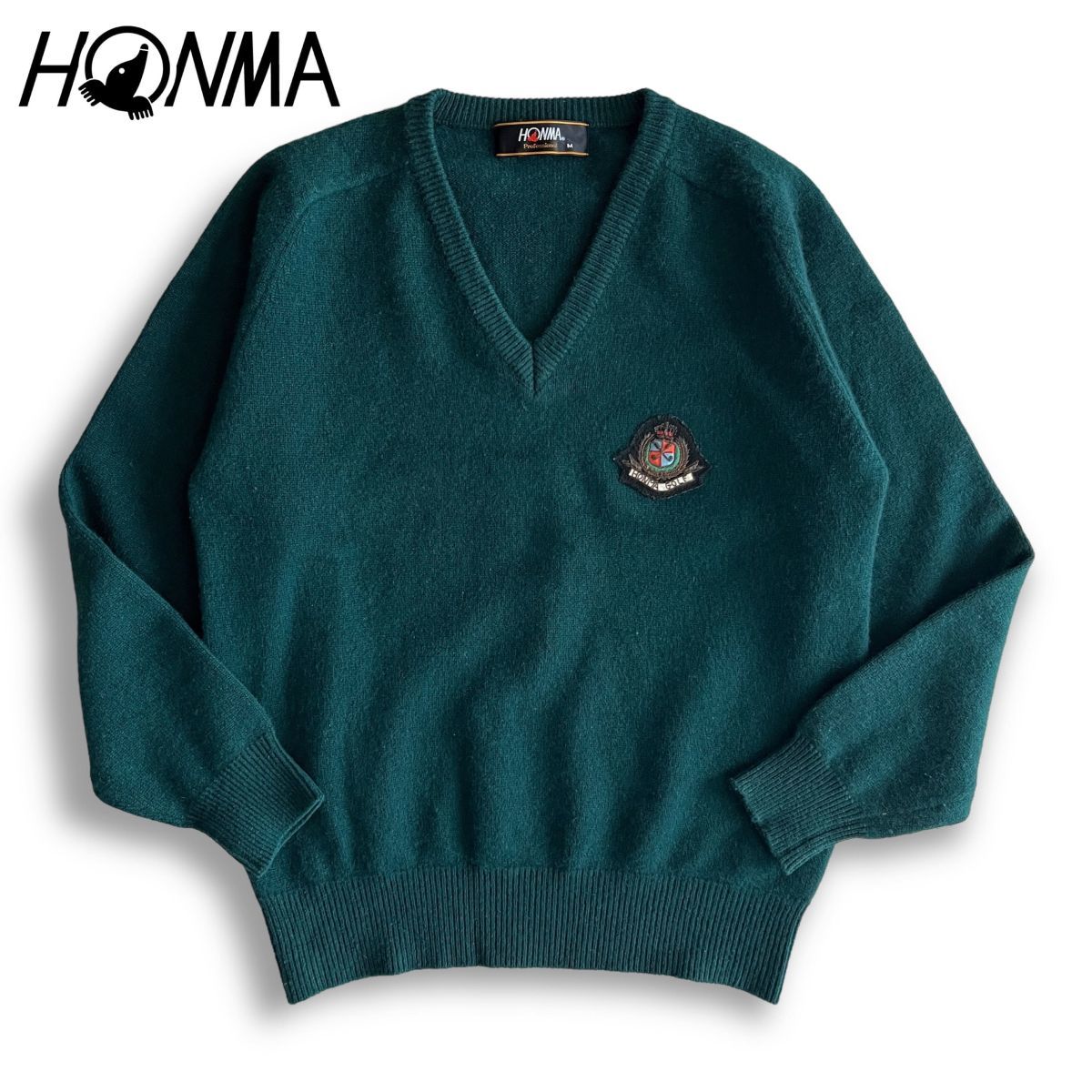 □ホンマゴルフ・本間ゴルフ◼️カシミヤ100%・セーター・ヴィンテージ