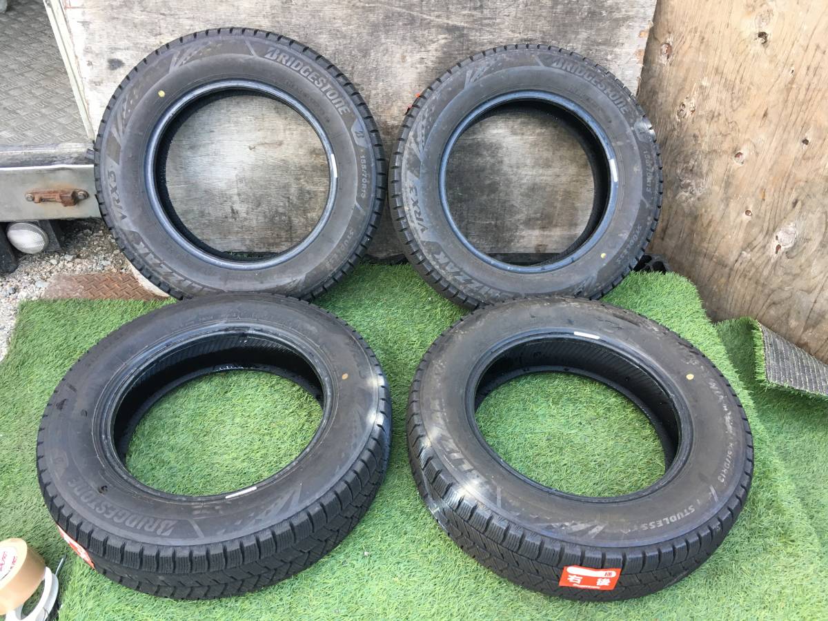 【豊富な，低価】 〇スタッドレス祭 155/70R13 BLIZZAK VRX3 2021年製 4本セット 格安スタート エブリイワゴン バモス ミライース BS 12D14(中古品)｜売買されたオークション情報、yahooの商品情報をアーカイブ公開 - オ 13インチ