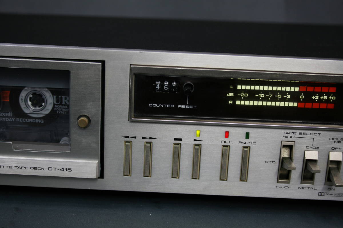 Pioneer/カセットデッキC415修理品動作OK訳ありジャンク扱い Pioneer