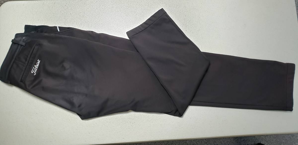 定番人気，SALE タイトリスト 黒 裏起毛 ゴルフパンツ 防風 防寒 メンズ LＬ(90cm～)｜売買されたオークション情報、yahooの商品情報をアーカイブ公開 - オークファン パンツ、スラックス