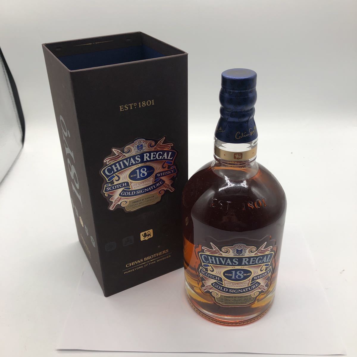 E/A198380】CHIVAS REGAL シーバスリーガル 18年 GOLD SIGNATURE 1000ml