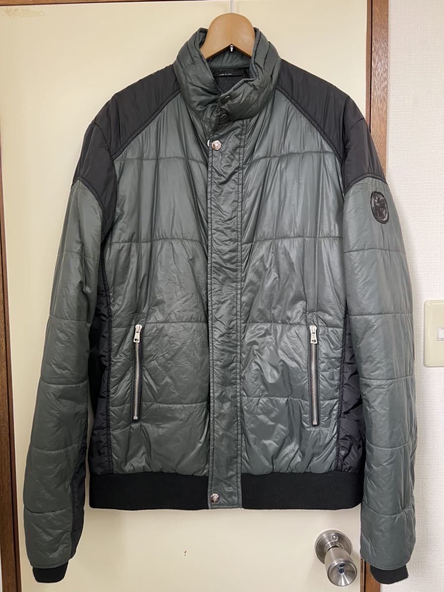 正規品，お買い得 GUCCI メンズ GG柄裏地 ナイロン中綿ブルゾン グリーンXブラック XXL(ジャンパー、ブルゾン)｜売買されたオークション情報、yahooの商品情報をアーカイブ公開 - オークファン 男性用