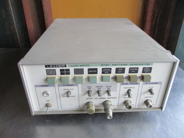 NTSC Leader Pattern Generator LEADER LCG-396 - LCG-412B