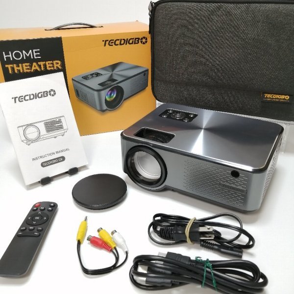  在庫処分SALE TECDIGBO HOME THEATER プロジェクター C9 解像度1920P&times;1080P 日本語対応 PSEマークあり 28 00051(本体)｜売買されたオークション情報、yahooの商品情報をアーカイブ公開 - オークファン 本体