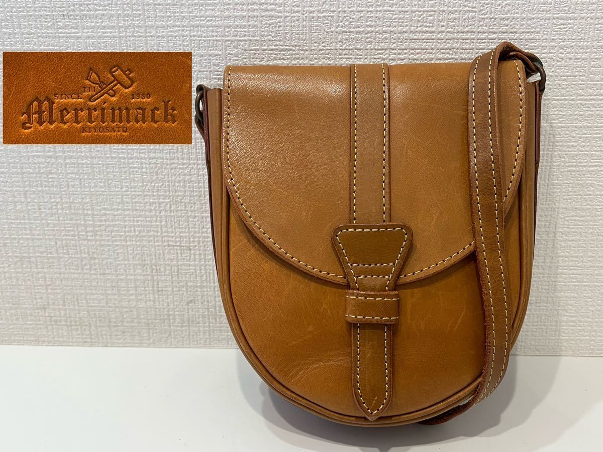 ☆Merrimack KIYOSATO☆メリーマック清里☆革工房☆日本製☆ショルダー 