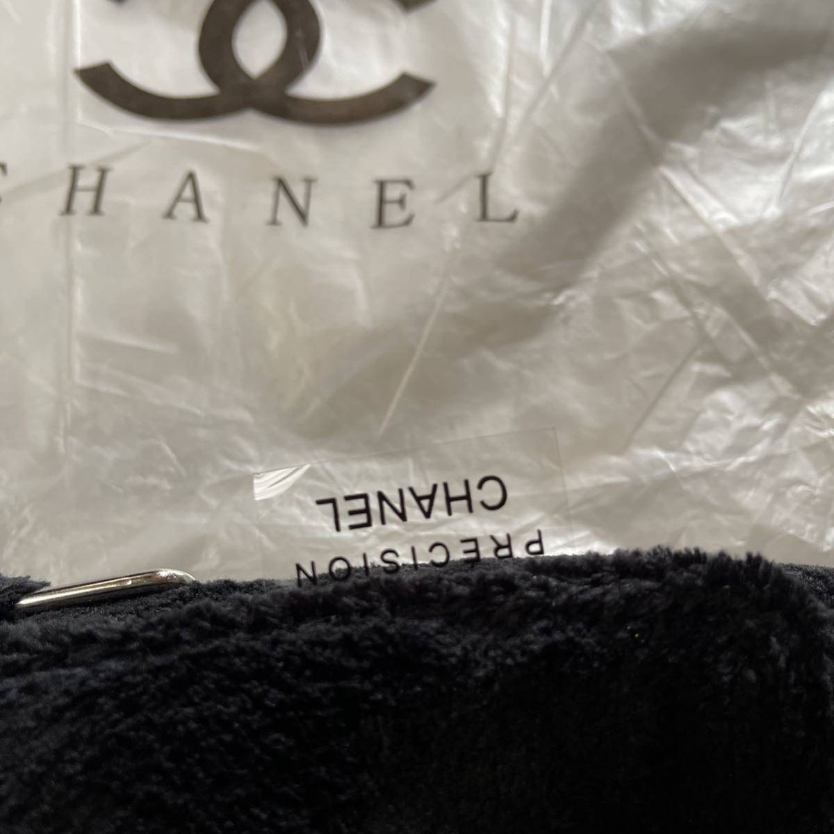 CHANEL☆シャネル☆ノベルティ☆ショルダーバッグ☆黒＋白のロゴ☆新品 