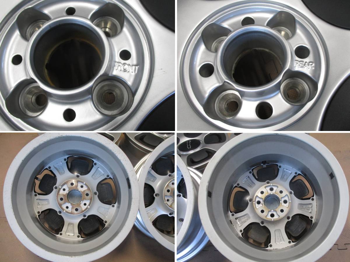 良品 FIAT フィアット 純正 5.5J 6.5J 15インチアルミホイール PCD98 4 