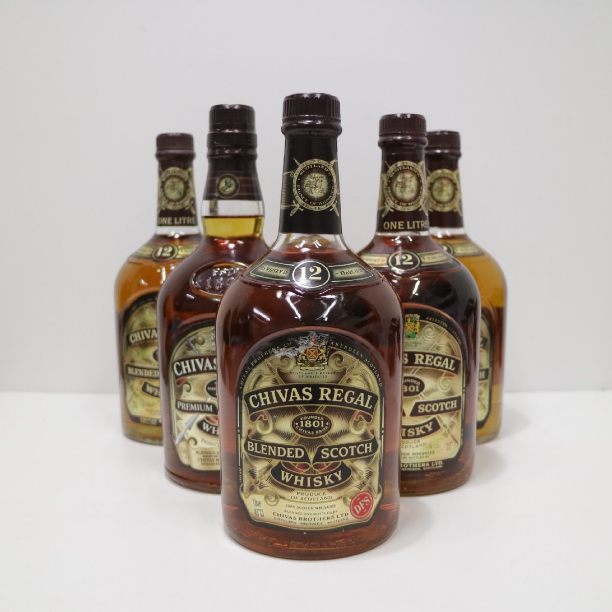 古酒☆2本セット☆シーバス リーガル 12年 ＊箱付 1000/750ml 43