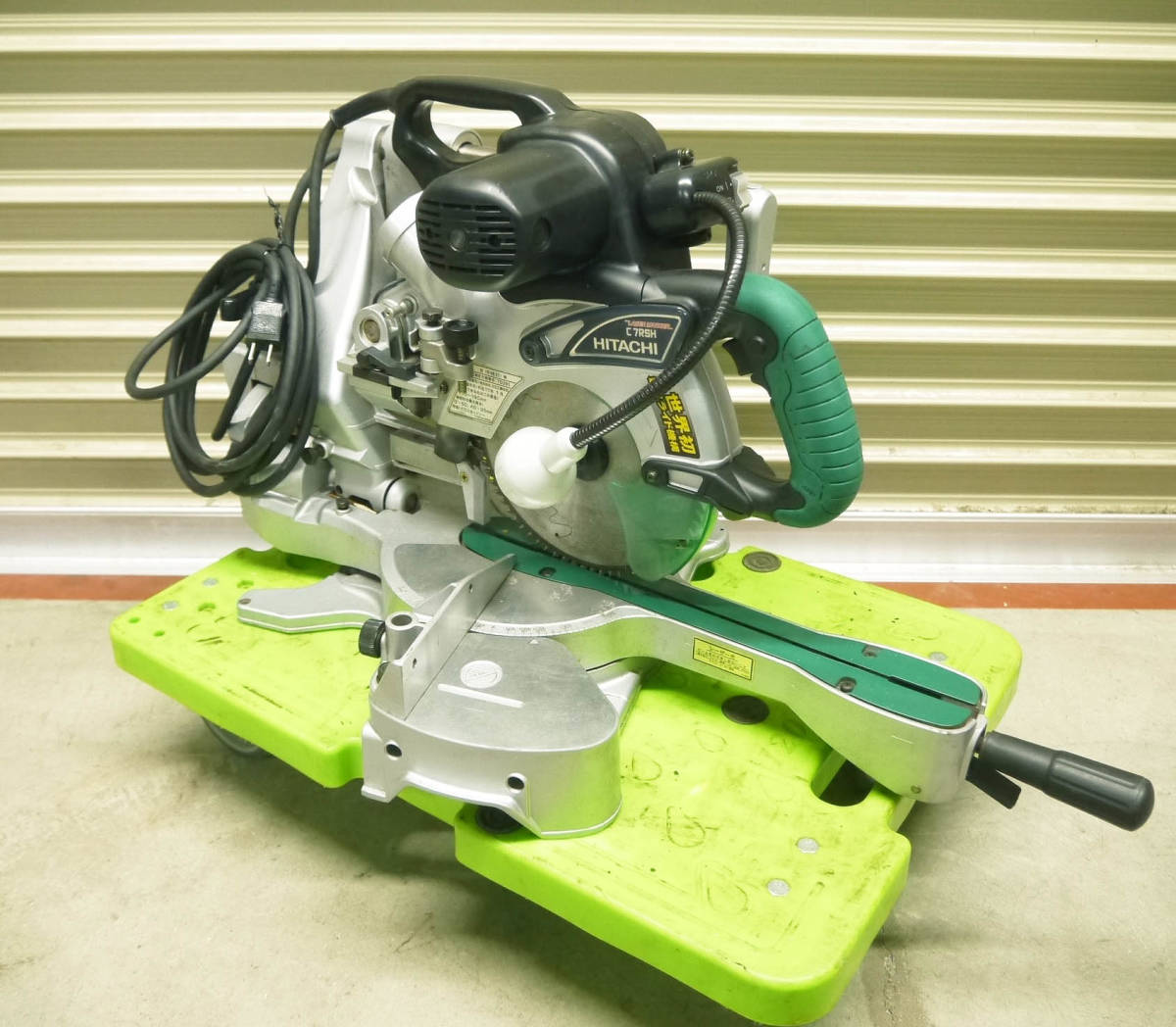 日立 190mm スライド丸のこ C7RSH C 7RSH レーザーマーカ付き 店頭販売