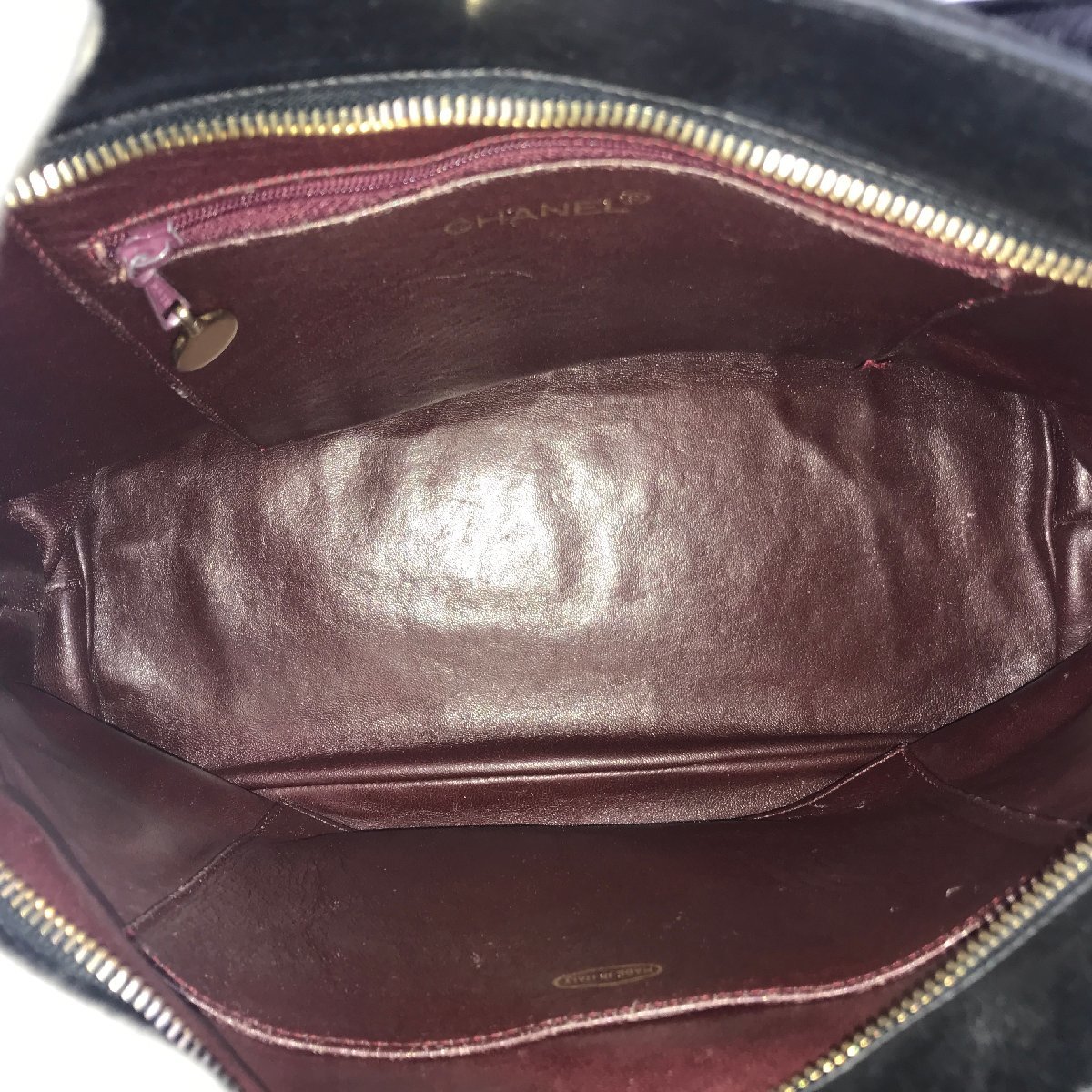 【1円～】 シャネル CHANEL バッグ ハンドバッグ トートバッグ ココマーク 復刻トート スエード レザー ゴールド金具 中古