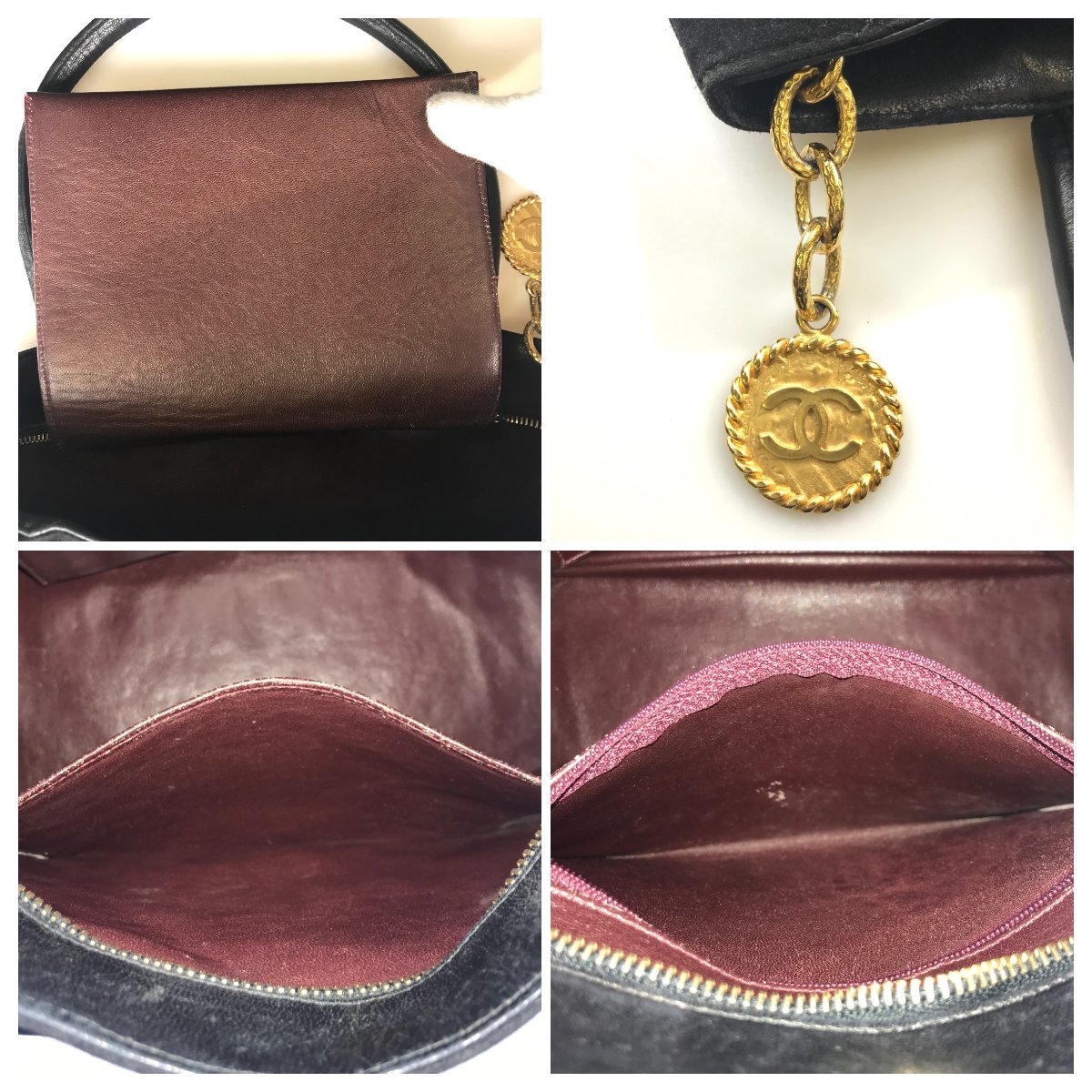 【1円～】 シャネル CHANEL バッグ ハンドバッグ トートバッグ ココマーク 復刻トート スエード レザー ゴールド金具 中古