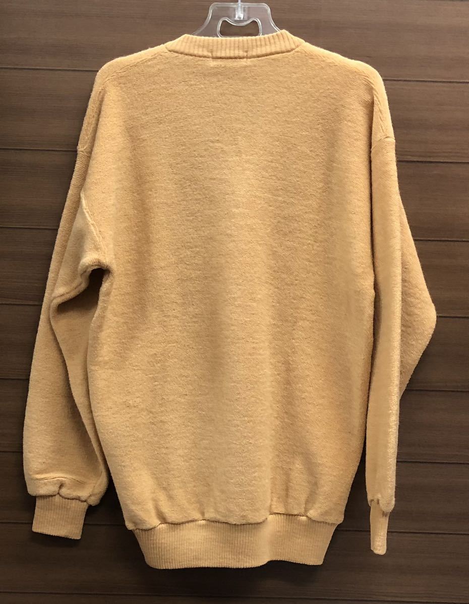 Yves Saint Laurent サンローラン 刺繍 Vネック ウールニット Yves Saint Laurent サンローラン YSL刺繍 Vネックニット YVES SAINT