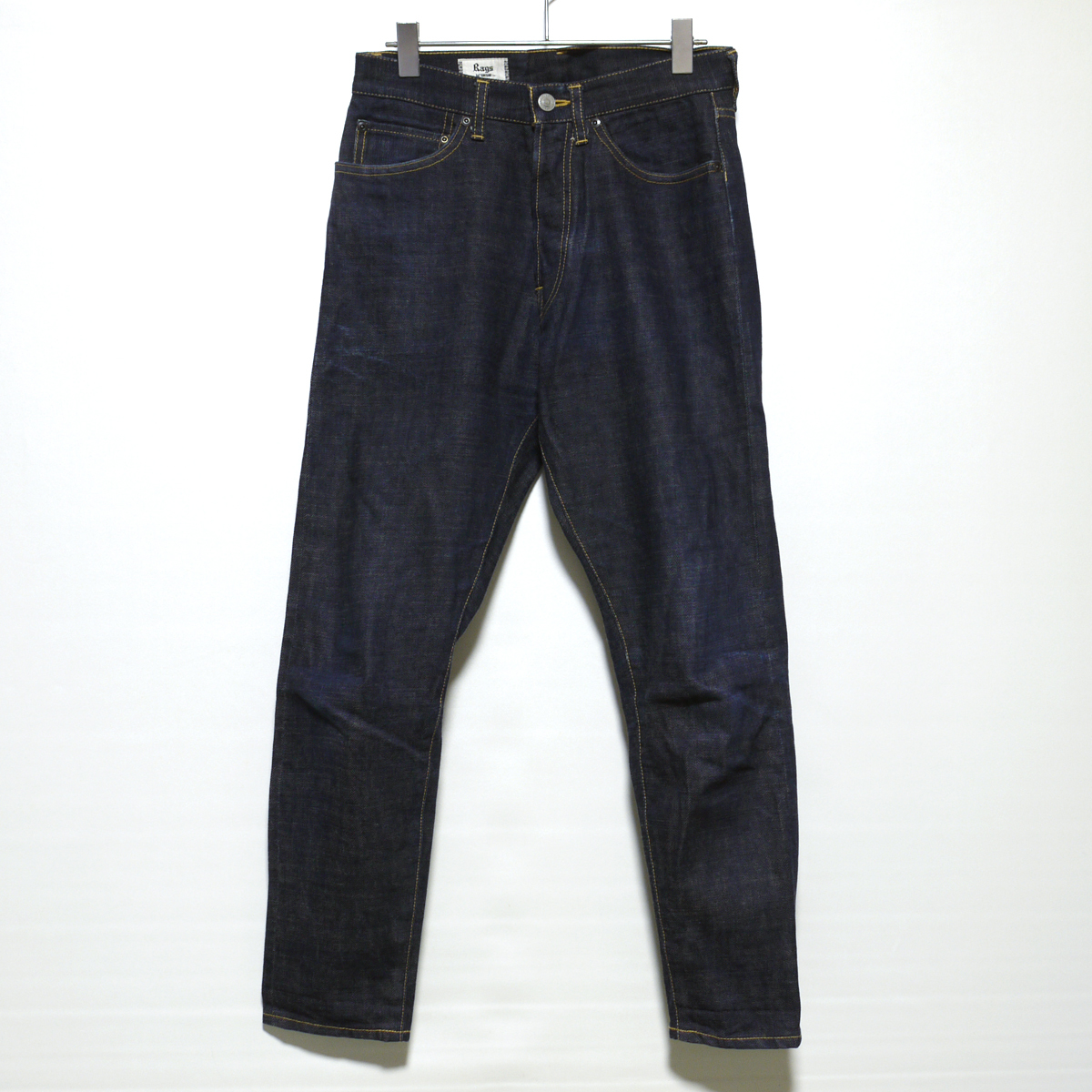 《日本製》 Rags McGREGOR テーパード セルビッジ ジーンズ W28 ラグス 