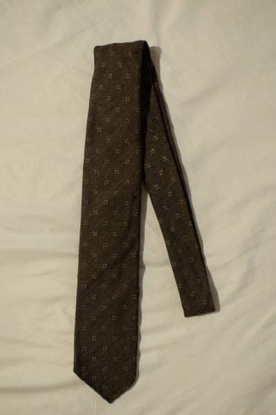 TIE YOUR TIE】 タイユアタイ セッテピエゲ ネクタイ 茶
