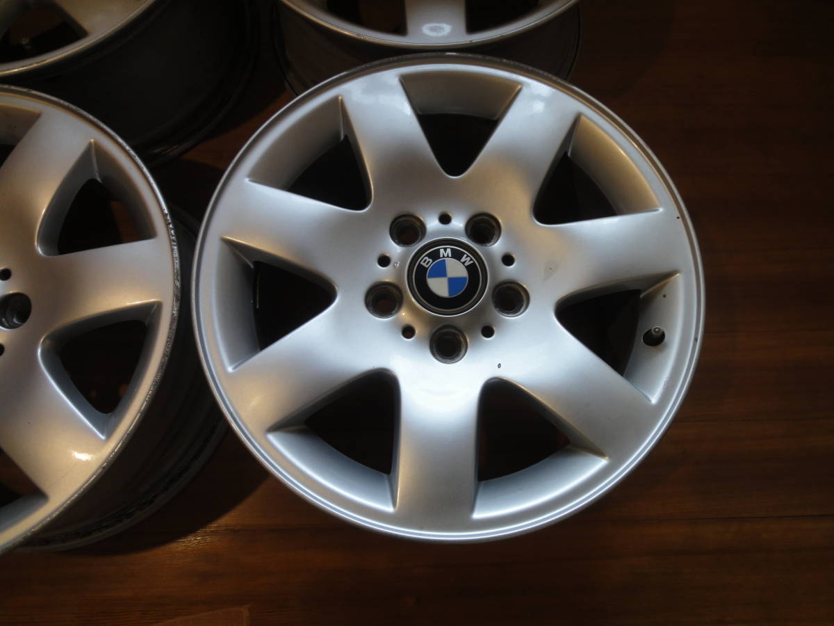 BMW E46 3シリーズ 純正ホイール 4本セット 7J×16 PCD120 オフセット47 