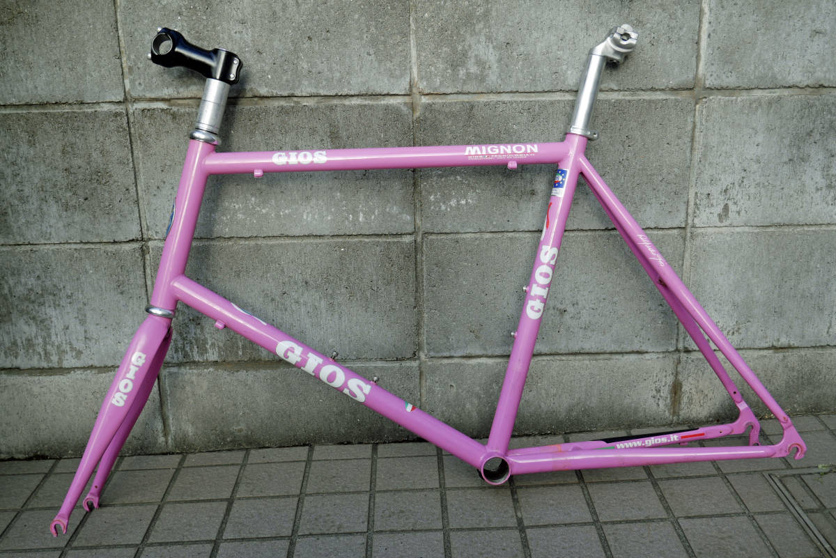 GIOS MIGNON フレーム ピンク GIOS MIGNON ジオス ☆GIOS 小径車 ミニベロ