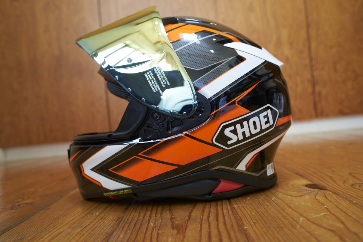 SHOEI ショウエイ Z-8 PROLOGUE TC-8 (BLACK/ORANGE) XL おまけつき