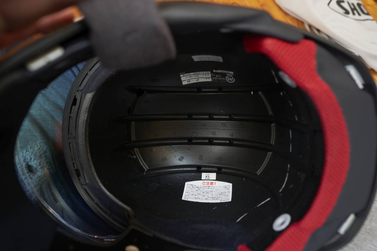 SHOEI ショウエイ Z-8 PROLOGUE TC-8 (BLACK/ORANGE) XL おまけつき