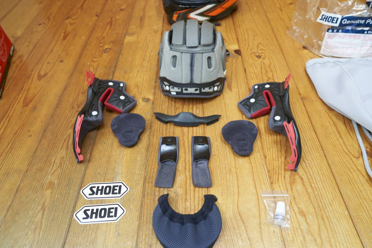 SHOEI ショウエイ Z-8 PROLOGUE TC-8 (BLACK/ORANGE) XL おまけつき