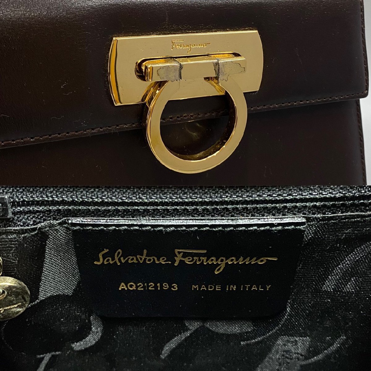 Ferragamo Salvatore 1円 フェラガモ □ Ferragamo（ショップ袋）の 