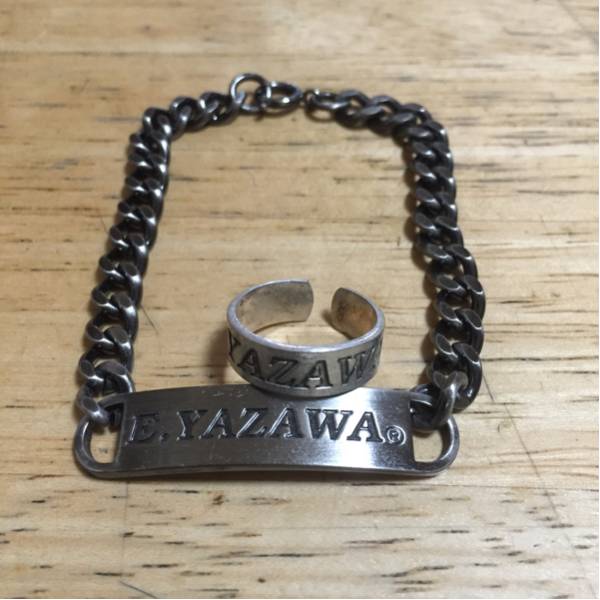 矢沢永吉 E.YAZAWA ネックレス リング セット シルバー フリーサイズ