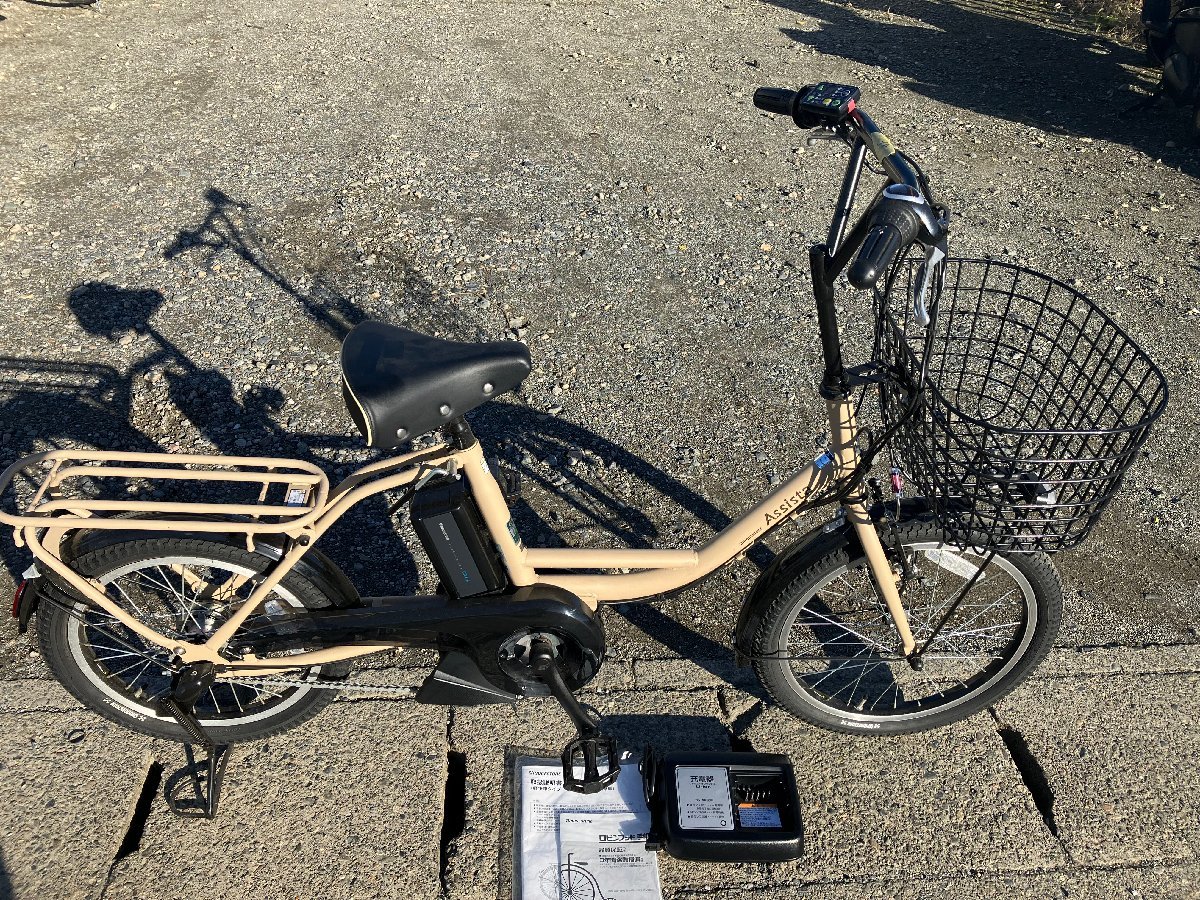 38 ほぼ新品！中古電動アシスト自転車 1円売切り！ブリヂストン 
