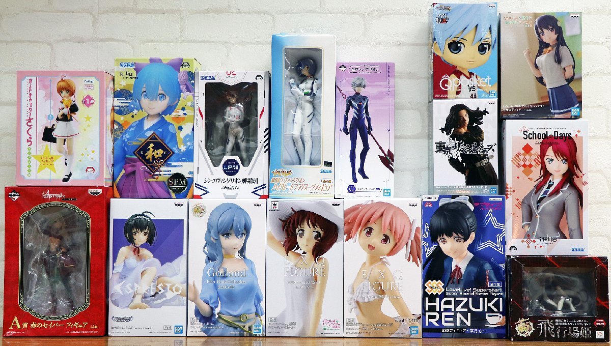 L◇中古品◇フィギュア 16個セット まとめ売り ラブライブ/エヴァ/まど 