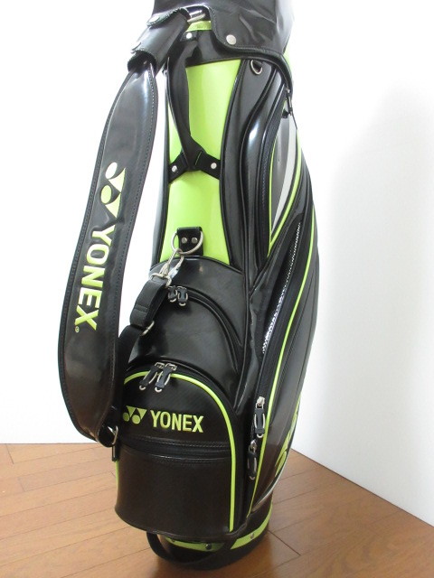 YONEX スタンド式ゴルフバッグ 黒 YONEX スタンド式ゴルフバッグ 黒 YONEX スタンド式ゴルフバッグ 黒