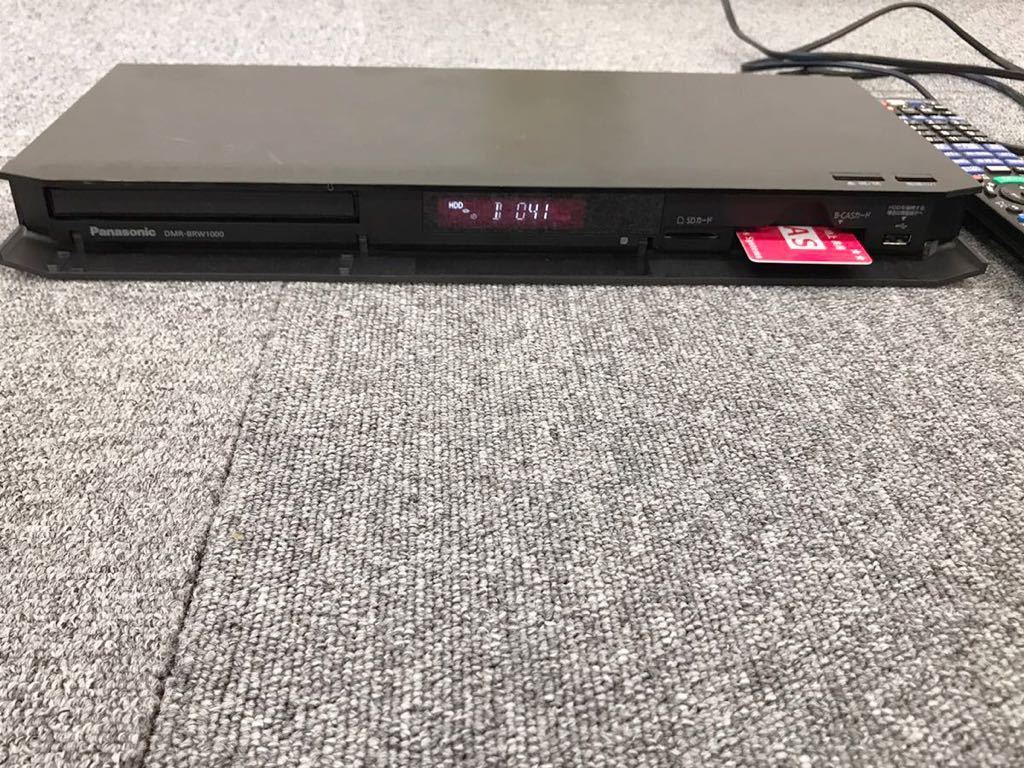 Panasonic DMR-BRW510 ブルーレイレコーダー中古　動作確認 ブルーレイディスクレコーダー Panasonicパナソニック Panasonic DMR