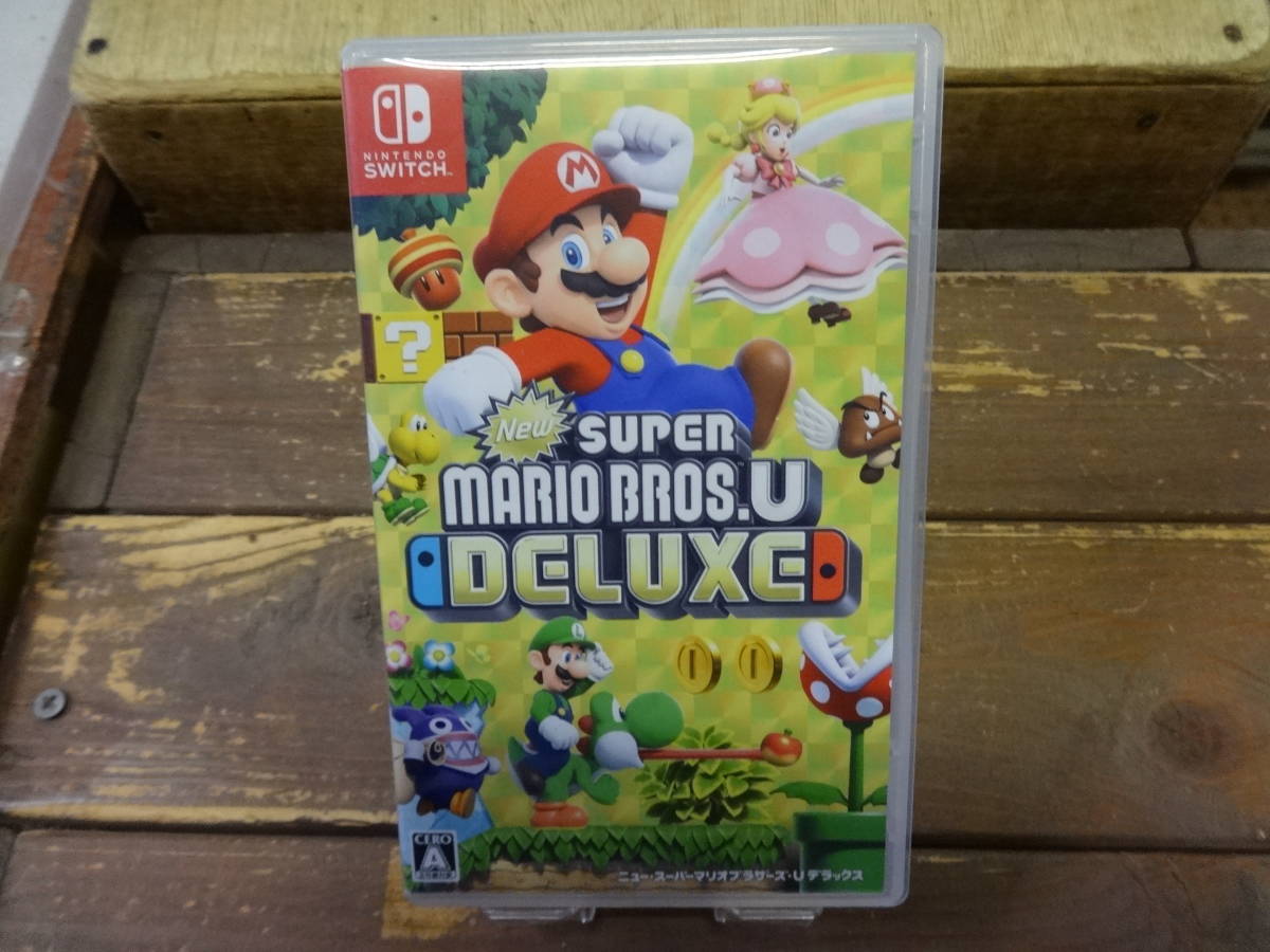 Q186 スイッチソフト New スーパーマリオブラザーズ U デラックス 中古 