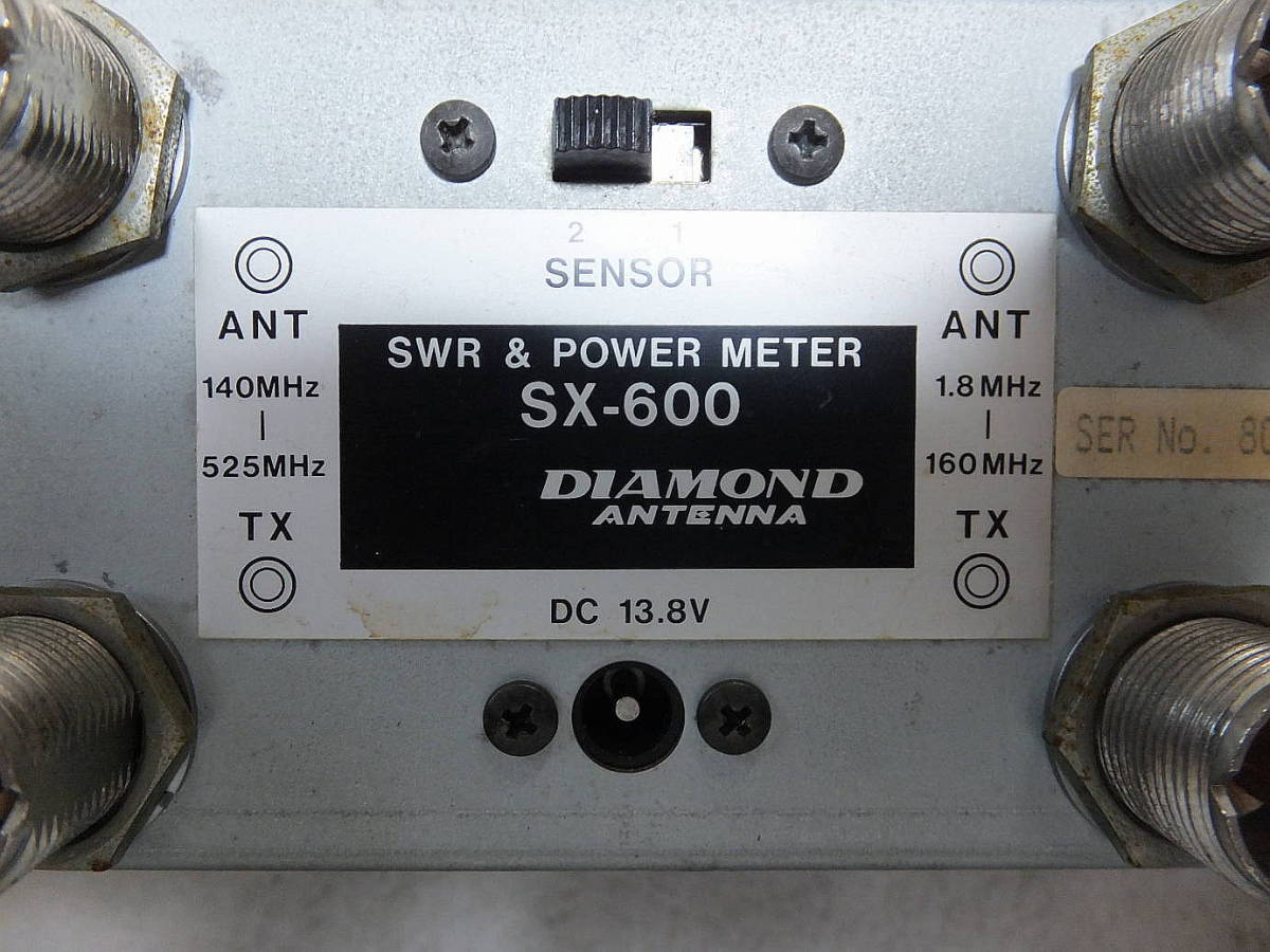 DIAMOND SX-600 SWR&POWER METER 1.8-525MHz 200W