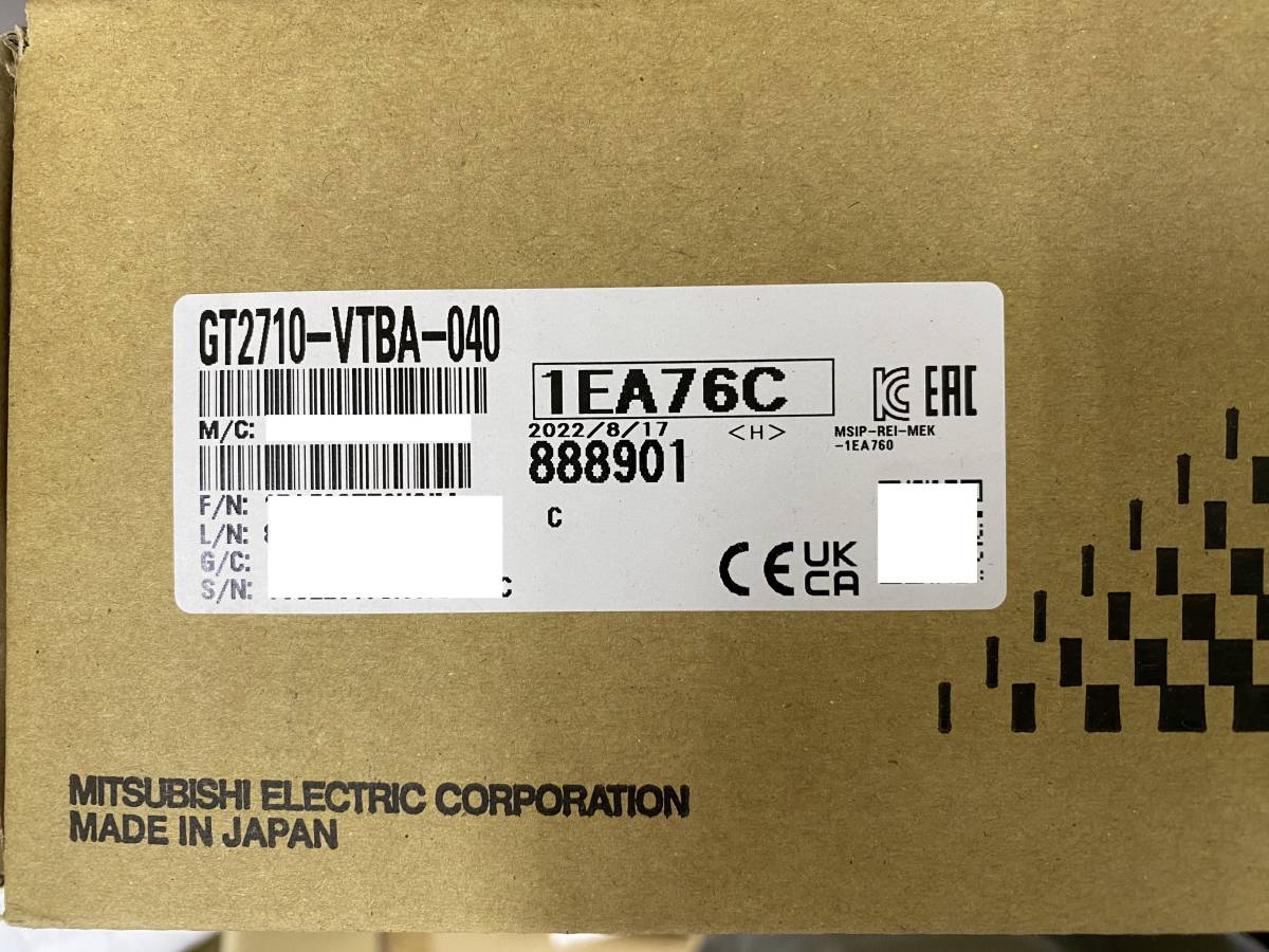 HOT，人気SALE MITSUBISHI 三菱 タッチパネル GT2710-VTBA-040 2022年製(その他)｜売買されたオークション情報、yahooの商品情報をアーカイブ公開 - オークファン その他