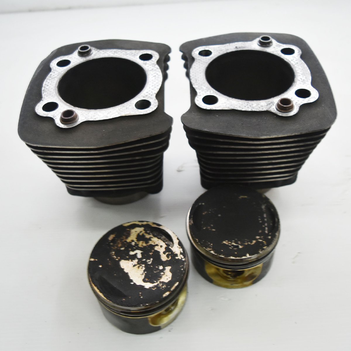 ハーレー 2003年 エボ XLH1200S スポーツスター 実動エンジン ピストンシリンダー ピストン セット【C】 HD-88