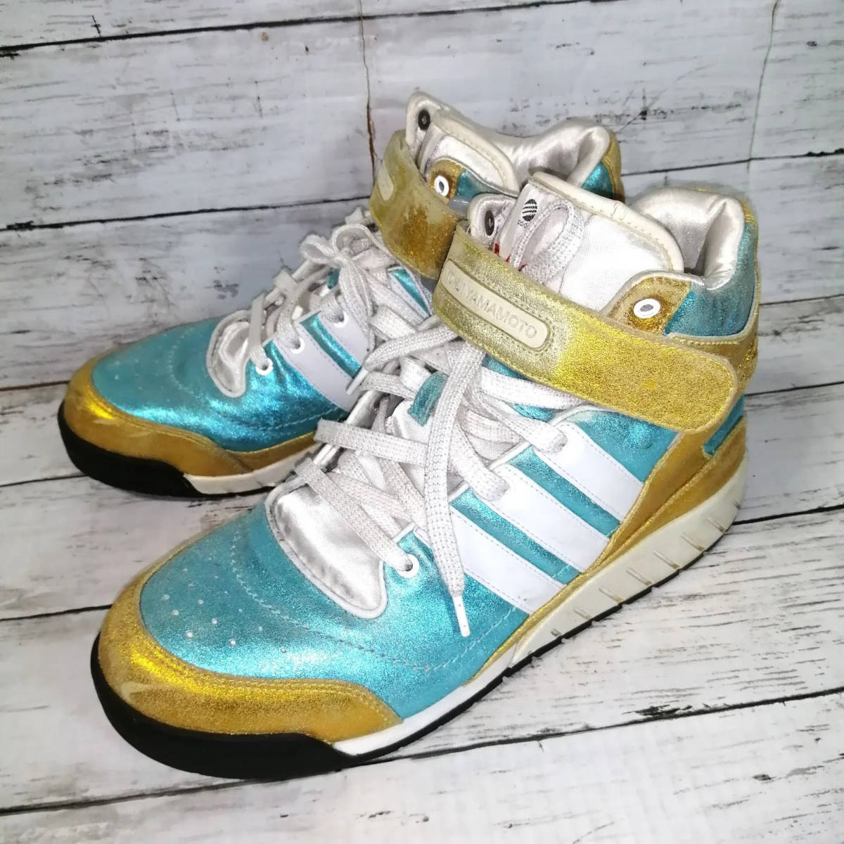 ●Y-3 551739 ベルクロ 27.5cm　B-Ball MID　ビーボール ミッド