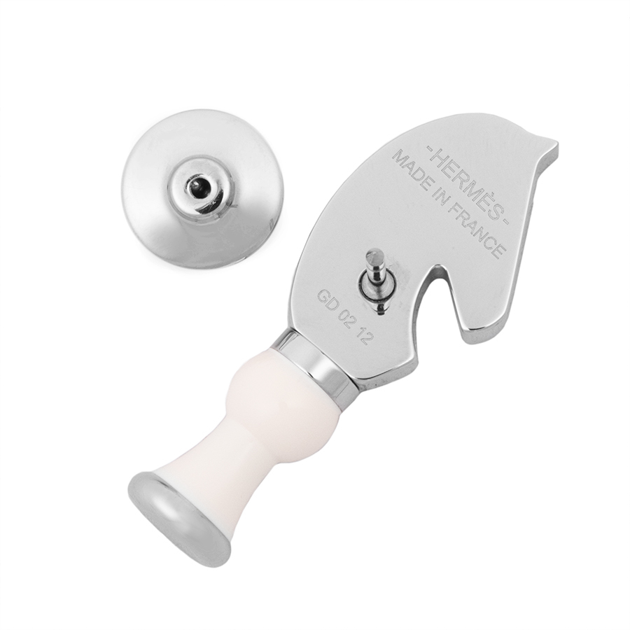 HERMES エルメス キャバリエ 077304FP ブローチ バッジ ピンブローチ  