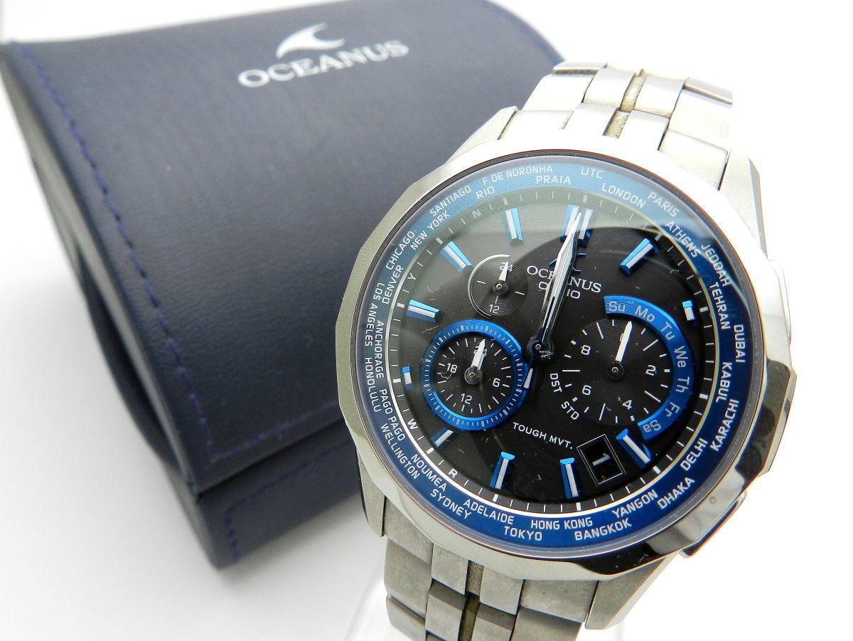 CASIO OCEANUS 5075 ソーラー電波腕時計 1000円スタート 腕時計 CASIO カシオ OCEANUS オシアナス 5075 OCW