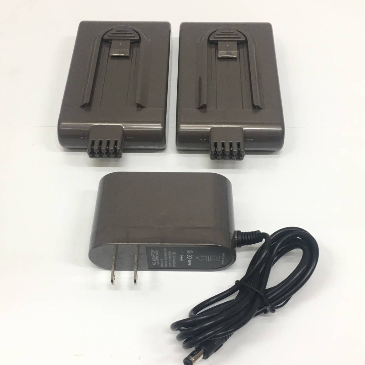 送料無料h40712 dyson ダイソン 互換 バッテリー ACアダプター 3点セット 21.6V