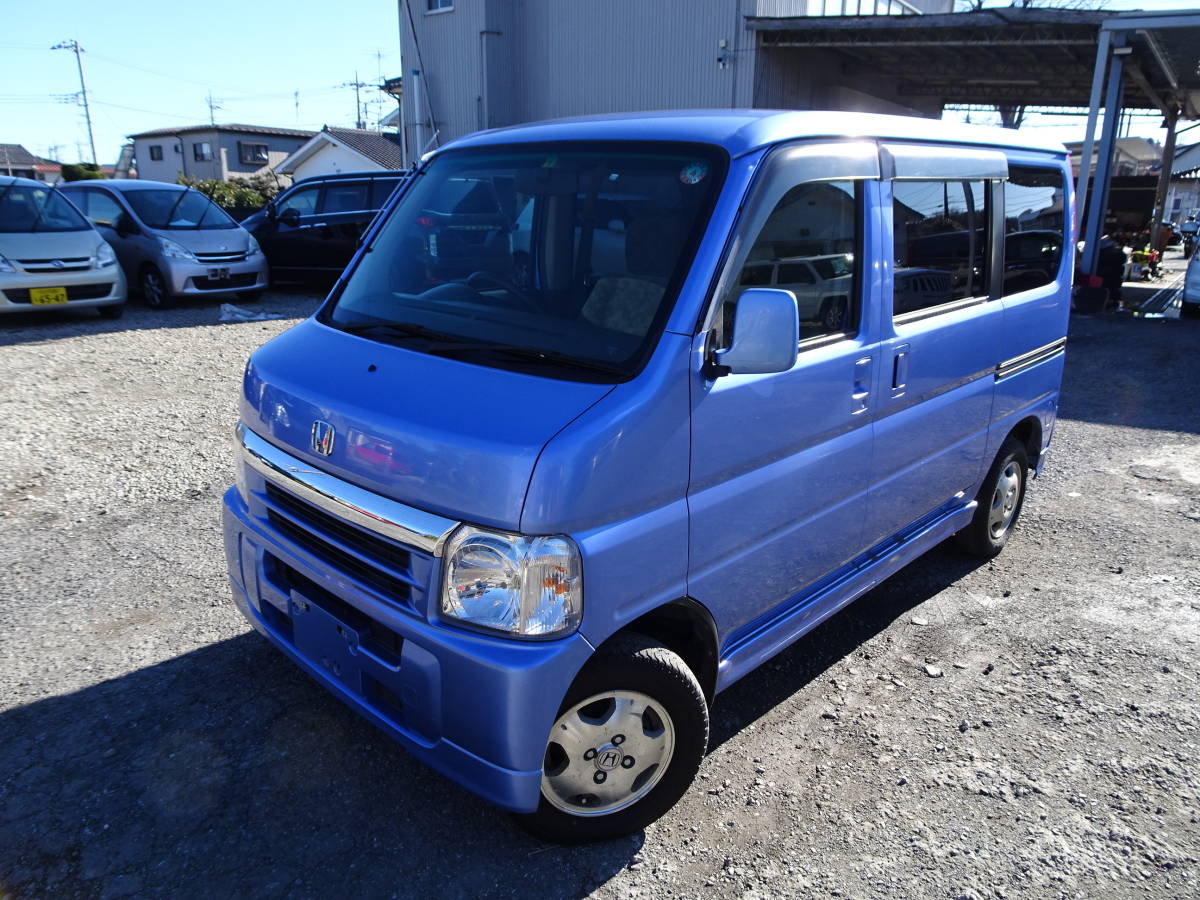 ホンダ バモス ホビオL☆車検4年10月☆ナビ・キーレス 4WD！バモス 