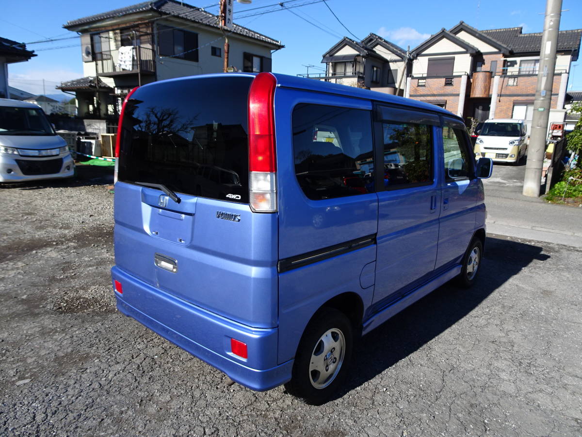 ホンダ バモス ホビオL☆車検4年10月☆ナビ・キーレス 4WD！バモス 