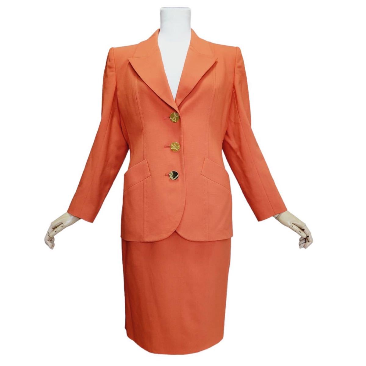 YVES SAINT LAURENT◇レディーススカートスーツセットアップ （希少  