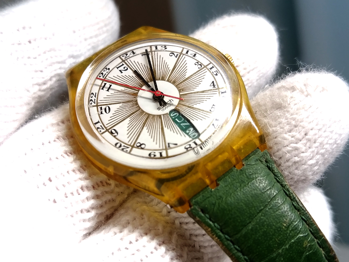 稼働中 】 スウォッチ クオーツ 腕時計 Swatch AG1992 Quartz Wrist 